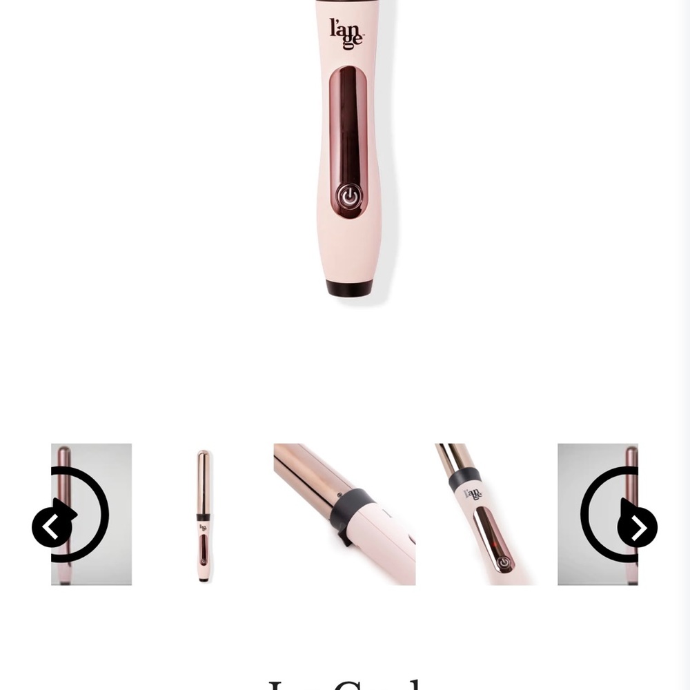 NEW l’ange Le Curl 32mm titanium curling wand